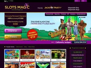 SlotsMagic Kod Promocyjny: MAXCASINO | 100 %